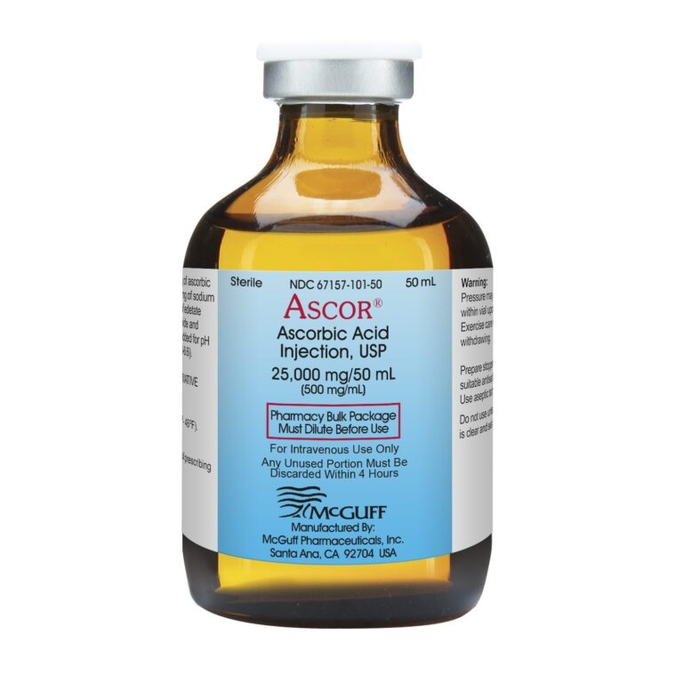 Ascor ® High Dose Vitamin C IV Infusion Hall Longevity Clinic